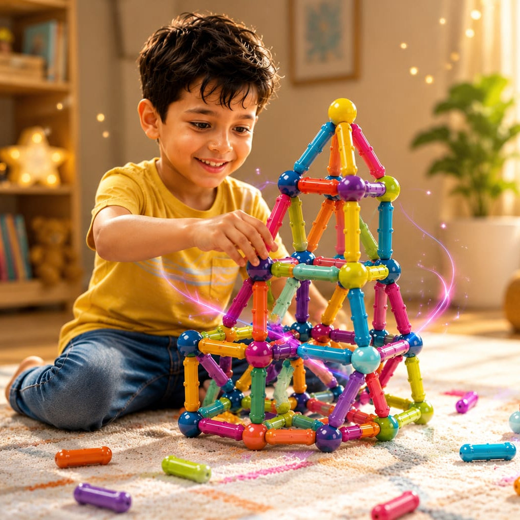 MagnaCraft™ | Creative Magnetic Builder Kit for Kids (25 PCS)