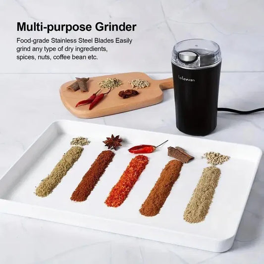 GrindMate™ | Stainless Steel Electric Coffee & Spice Grinder