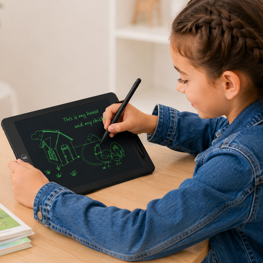 WriteTab Pro™ | LCD Reusable Digital Drawing & Writing Tablet for Kids