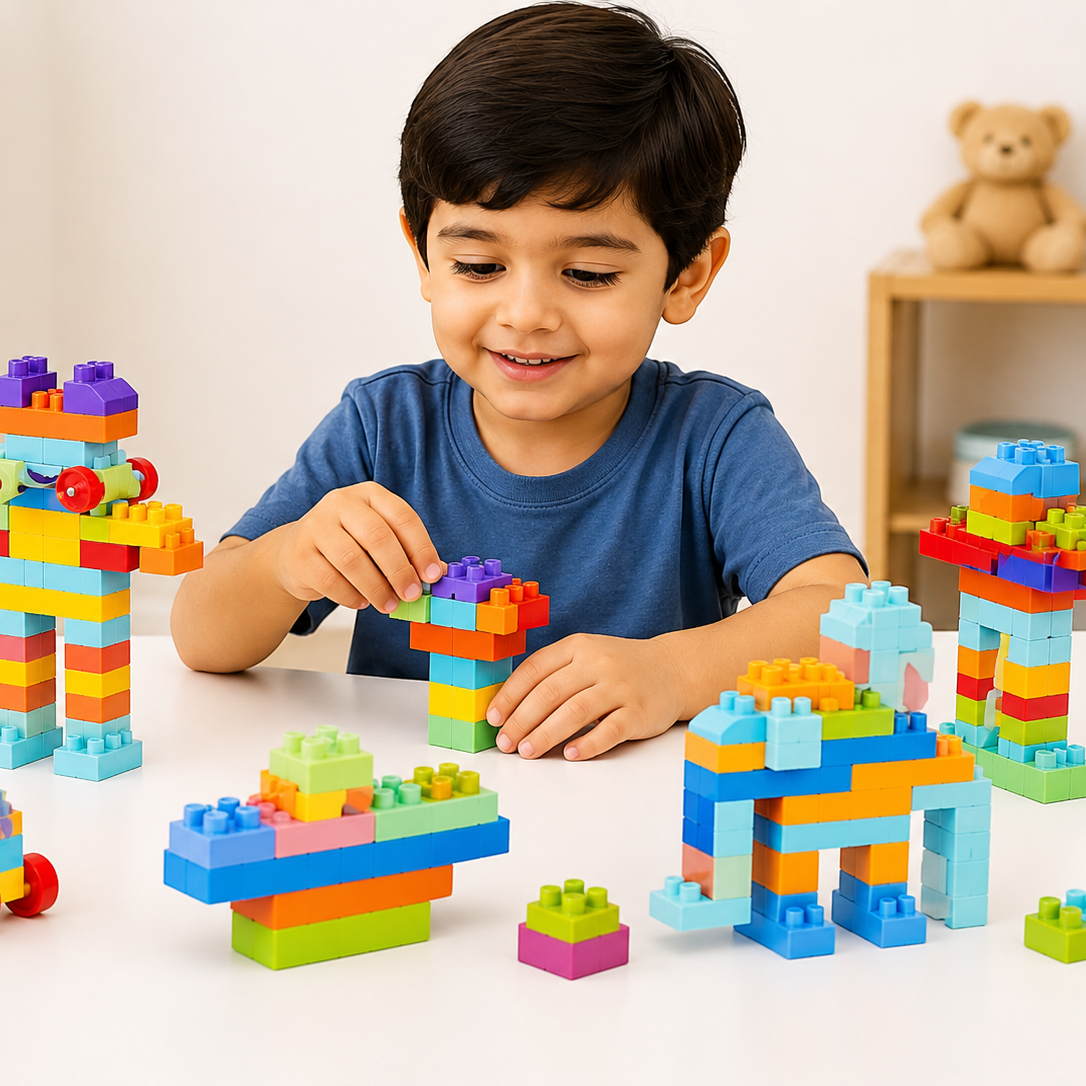 BuildMaster™ | Creative Building Blocks Set (50 Pieces)
