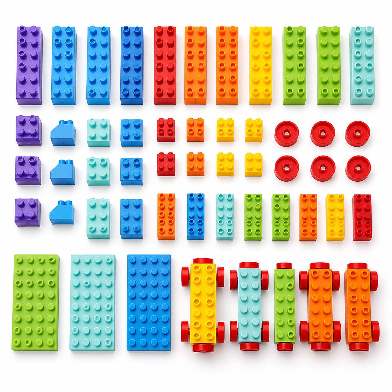 BuildMaster™ | Creative Building Blocks Set (50 Pieces)