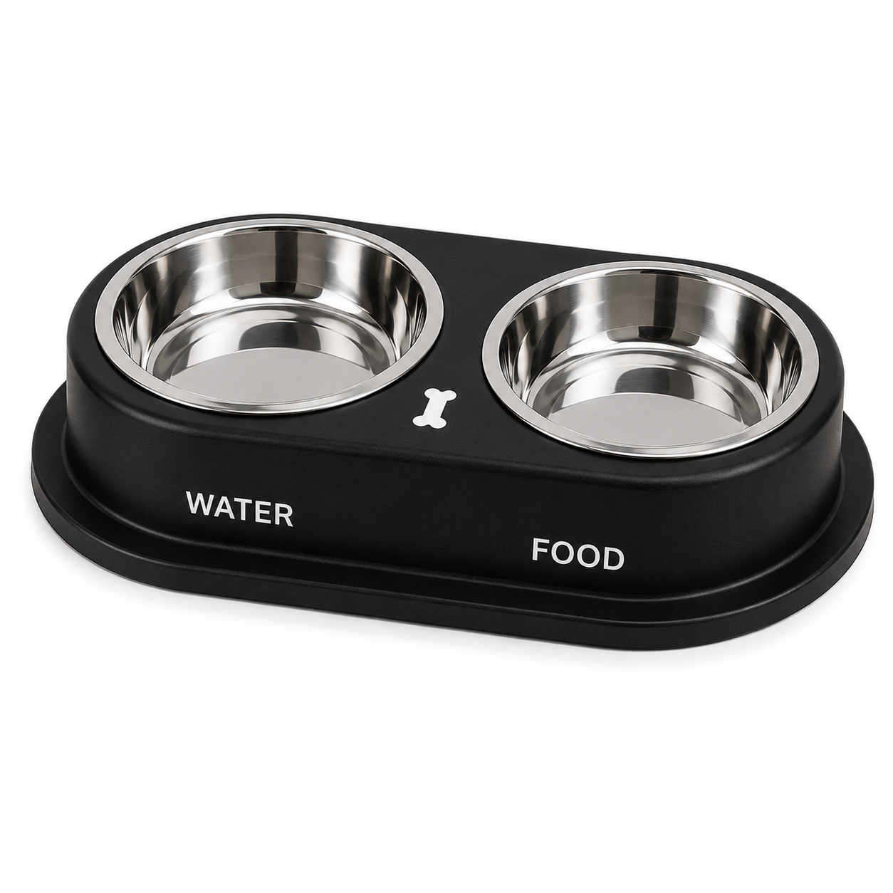 PetEase Pro™ | Premium 2-in-1 Stainless Steel Pet Feeding Bowl